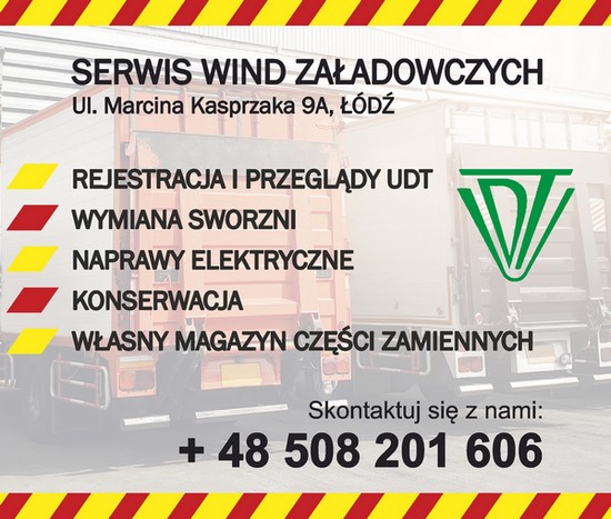 Serwis wind załadowczych Łódź